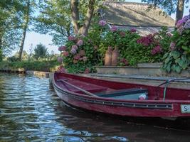 le village de goethoorn aux pays-bas photo