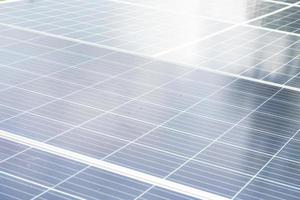 fond de modules photovoltaïques pour les énergies renouvelables photo