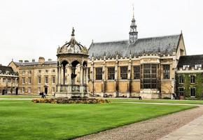 cambridge au royaume-uni en décembre 2021.. vue sur l'université de cambridge photo