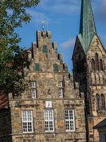 La ville de Schuettorf à la rivière Vechte en Allemagne photo