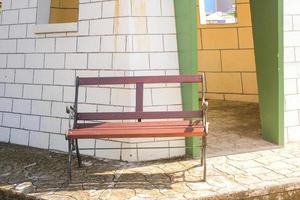 vue sur le banc du parc photo