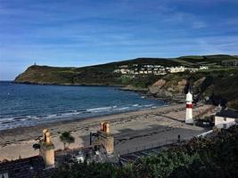 une vue sur l'île de man en été photo