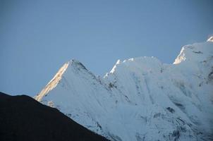 montagnes de l'Himalaya photo