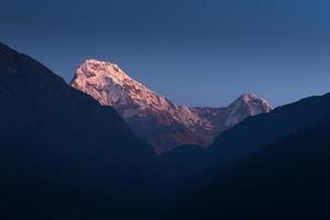 Annapurna i montagnes de l'Himalaya photo
