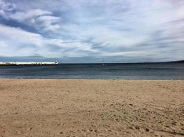 une vue sur l'île de man en été photo