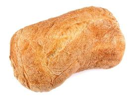 Ciabatta, pain italien isolé sur fond blanc photo