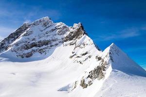 Montagne de neige à Jungfraujoch, Suisse photo