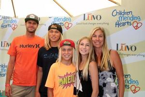 los angeles, 14 juin - rick devoe ryder devoe, fisher devoe, jaysea devoe, julie devoe aux enfants réparant les coeurs 6e collecte de fonds annuelle au domaine privé le 14 juin 2014 à beverly hills, ca photo