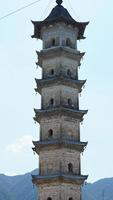 une vieille tour construite dans la campagne chinoise il y a plusieurs siècles photo