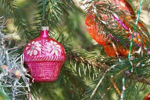 décoration de noël maison rose photo