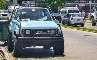 playa del carmen quintana roo mexique 2022 diverses camionnettes mexicaines voitures 4x4 véhicules tout-terrain mexique. photo