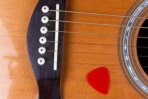 guitare et médiator photo