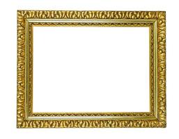 cadre photo doré antique