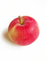 pomme rouge isolé sur fond blanc photo