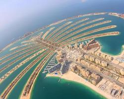 vue aérienne de palm jumeirah photo