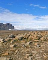 vue sur le glacier d'islande photo