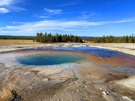 piscine acide à yellowstone photo