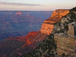 coucher de soleil grand canyon photo