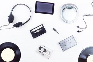 objets pour enregistrements audio photo
