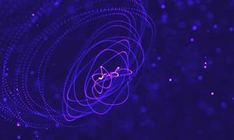 fond de galaxie ultra violet. univers d'illustration d'arrière-plan de l'espace avec nébuleuse. fond de technologie violet 2018. notion d'intelligence artificielle photo
