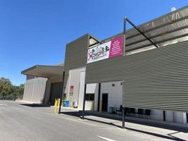 albury, australie 2022 la façade du centre de recyclage d'albury au centre de gestion des déchets d'albury établit une norme de recyclage pour les communautés. photo