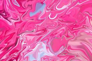 Le motif de fond de texture de vagues peintes à l'acrylique de texture d'encre de marbre rose peut être utilisé pour le papier peint ou le carrelage mural luxueux photo