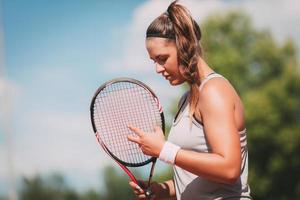 joueuse de tennis fille photo