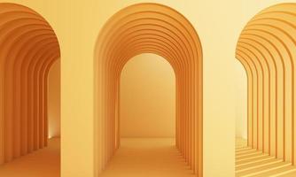 fond de rythme arc architecture pastel jaune photo