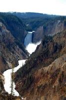 Yellowstone canyon artiste point vertical photo