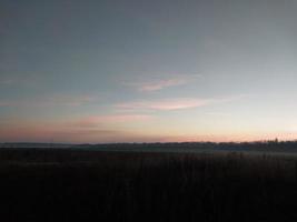 panorama matin et soir de l'aube photo