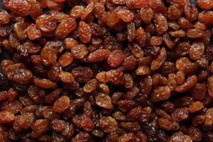 photographie de raisins secs pour illustrations alimentaires photo