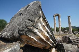 temple d'aphrodite dans la ville antique d'aphrodisias à aydin, turkiye photo