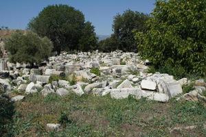 ruines de la ville antique d'aphrodisias à aydin, turkiye photo