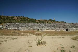 stade de la ville antique de perge à antalya, turkiye photo