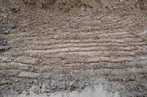 vue de l'argile de terre humide naturelle fissurée brune. l'arrière-plan. texture