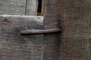 vieille clôture en bois. photo