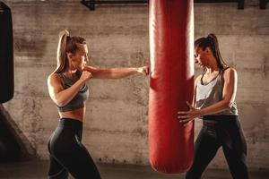 vue d'entraînement de boxe photo