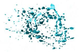 fond liquide de peinture au pinceau humide aquarelle bleu coloré pour papier peint, carte. aquarelle couleur vive abstrait dessiné à la main papier texture toile de fond élément vif pour le web, impression photo