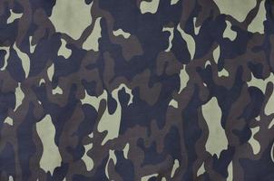 motif textile de tissu de camouflage militaire photo