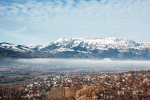 paysage des montagnes du liechtenstein photo