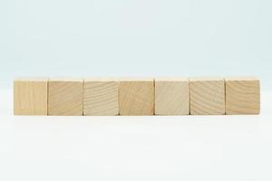 blocs de construction en bois cubes de construction en bois photo