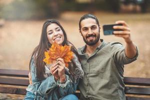 faire des souvenirs d'automne photo