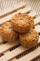 Mooncake, plats traditionnels chinois pendant le festival de la mi-automne