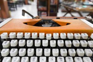machine à écrire de langue thaï