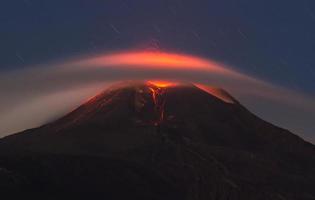 éruption du volcan "etna" en Sicile, Italie