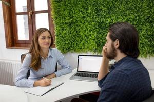 entretien pour un emploi photo