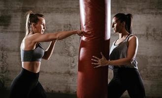 vue d'entraînement de boxe photo