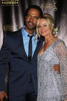 los angeles, 27 avril - kristoff st john, cas sharon à la réception des nominés des prix daytime emmy 2016 au musée hollywood le 27 avril 2016 à los angeles, ca photo