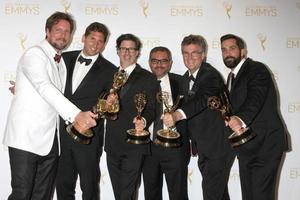 los angeles, 16 août - programme de réalité non structurée exceptionnel, prise la plus meurtrière aux prix emmy créatifs 2014, salle de presse au nokia theatre le 16 août 2014 à los angeles, ca photo