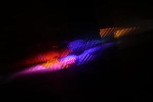 un swoosh de couleur avec des distorsions circulaires photo